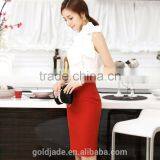 Factory Price Spring Summer High Waist One-step Package Buttocks Ladies Working Skirt thumbnail-2