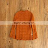 Fashion Long Sleeves Slim Sweater Pure Colour Girls Knit Sweaters thumbnail-2