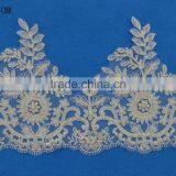 Luxury Design Net Embroidery Lace Trim Border Made in China thumbnail-2
