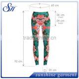 92%polyester 8%spandex Pattern Leggings 2017 Custom Plus Size thumbnail-6