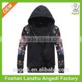 Custom Winter High Fashion Customize Heavy Weight Fleece Sport Fashion Hoodies With Floral Printed Sweatshirt for Men thumbnail-1