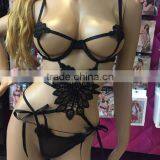 New Hot Sale Transparent Butterfly Bra Sexy Lingerie With Strings thumbnail-3