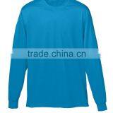 Wicking Long Sleeve T-Shirt For Youth Self-Fabric Collar And Cuffs Training Tee 100% Polyester Wicks Moisture Sport Wear thumbnail-6