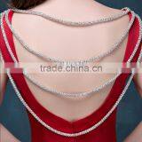 MGOO Custom Design OEM Evening Dress China Manufacturer Traditional Lady Wedding Dress Prom With Open Back Long 2069 thumbnail-6