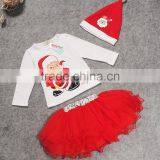 Wholesale Baby Stocks Christmas Decorating Baby Dress Set With Hat Kids Christmas Gift Set Clothes thumbnail-2