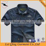Top Quality Denim Short Sleeve Custom Mechanic Shirts thumbnail-4