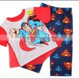 Three Piece Suit Cape Printing Patent Licensing Boy Pajamas Red Sleeping Wear thumbnail-6