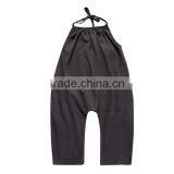 S17537A Fashion Kids Baby Girls Strap Cotton Romper Jumpsuit Harem Trousers Summer Clothes thumbnail-4