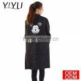 2017 Fashion Women Winter Thick Long Knitting Pattern Cardigan Sweater Outfit thumbnail-2