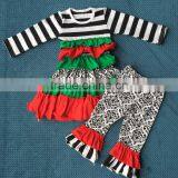 Baby Kids Autumn Christmas Boutique Outfit Children's Clothing Sets Baby New Years Outfit QL-166