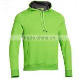Cheap Mens Plain Green Color Hoodies With Pocket thumbnail-1