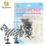 Diyfashion 5mm Hama Perler Fuse Beads Zebra Set With Puzzle Iron Paper and Twezzer Hama Beads Toys for Kids 18095 thumbnail-1