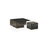 Rectangle Black Glass Coffee Table