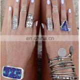 Delicate Arrow Flower Engraved Rings Fashion Sparking Rings Jewelry thumbnail-1