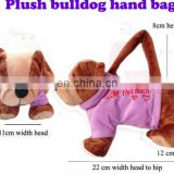 custom lovely dog toys plush handbag toy Dongguan Factory