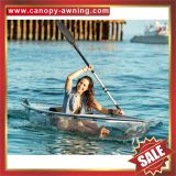 sea river lake ocean crystal polycarbonate transparent invisible pc clear fishing sailing boat kayak canoe for sale