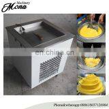 High Efficiency Flat Pan Fried Ice Cream Roll Machine/single Pan Ice Cream Fryer thumbnail-6