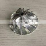 K16 вперед 46.10/65.94 мм 6+6 лопастей турбофрезерование/алюминий 2618/блок компрессорного колеса thumbnail-2