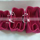100% Polyester Felt Cosmetic Makeup Bags New Style Large Purse Organizer Insert thumbnail-7