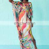 Beach Cover up Dress Kaftan Pareos Sarongs Sexy Cover-Up Chiffon Bikini Tunic Swimsuit Cover Ups Robe De Plage thumbnail-1