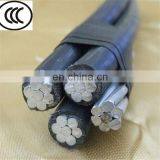 33kv Bare ACSR Neutral Core Duplex 4x150mm2 Aluminum ABC XLPE Cable 100mm2 Aerial Cable thumbnail-5
