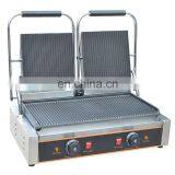 Commercial Panini Toaster Grooved Contact Grill Best Double Contact Grill thumbnail-3