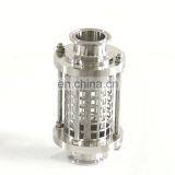 Санитарное прямое трубчатое боросиликатное просветное стекло в трик램пной муфте из нержавеющей стали с защитной пленкой thumbnail-5