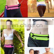2021 Fashion Waist Pack Men Women Waterproof Phone Belt Nylon Casual Small Bag For Traveling Running Sport Belly Bags thumbnail-5