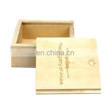 Handmade Custom Wood Box Gift Pine Bamboo Solid Wooden Storage Box thumbnail-4
