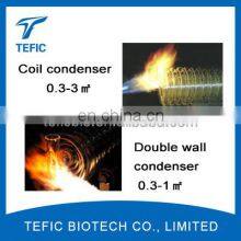 Glass Coiled Inner Tube Condenser for Sale, Glass Water Heat Exchanger, Cheap Reflux Condenser thumbnail-3