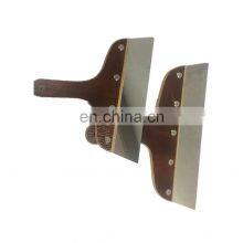 OEM Cheap Price Flexible Wallpaper Scraper Putty Knife With Wood Handle thumbnail-5