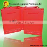 Shenzhen Factory OEM Silver Stamping Cheap Paper Bag Printing
