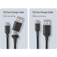 Type A and Type C to Type C PD 100W With E Marker Fast Charging Cable thumbnail-4