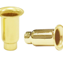 Non-standard shaped hollow copper rivet 5*14*9.5 brass positioning corns through hole step rivet for PCB board