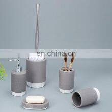 Luxurious Reactive Dots Accessories Complete Set Vanity Includes Soap Dish Lotion Dispenser Tumbler Countertop Accessory Se thumbnail-2