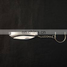 Full Stainless Steel Mini Pocket Knife Foldable Keychain Knife Gift Lady Knife for Man thumbnail-4