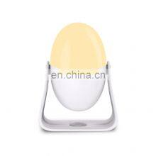 Portable Cute Egg Movable Shape Rest Bedroom Kids Livingroom Indoor Led Baby Night Light With Dismountable Support thumbnail-2