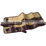 Durable Canvas Roll Pencil Case Stylish Foldable Roll Pencil Case Bag With 30 Pencil Holders thumbnail-3