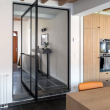 Pivot Front Door Aluminum Alloy Pivot Spring Door Aluminum Floor Pivot Entry Doors thumbnail-4