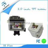 High Quality Ambarella A7 Chipest Action Camera With RF 2.4G Wireless Image Transmission,Receive And Control thumbnail-1