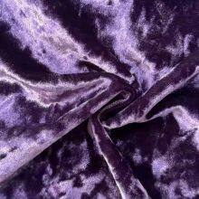 Multi-color Crushed Velvet Fabric Durable Anti-StaticTear Resistant Comfortable and Soft Crushed Velour Fabric for Dress Garment thumbnail-2