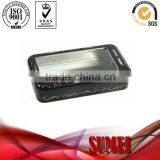 Square Metal Tin Box With Pvc Window