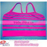 Fashion Seamless Sport Bra, Shdow Stripe Printed thumbnail-4