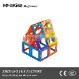 10 MAGFORMERS COMPATIBLE - SET OF TEN TRAPEZOIDS RAINBOW MULTIPLE COLORS thumbnail-4