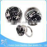 Professional Factory Stainless Steel Casting Eagle Ear Plugs Extender Ear Lobe Piercing Jewelry thumbnail-2