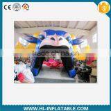 Giant InflatableI sheep mascot Tunnel/inflatable sport event tunnel /inflatable cartoon tunnel