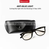 Stylish Glasses Round Sharp Computer Glasses Anti Blue Ray,UV,Anti Glare Driving Glasses TR90 Eyeglass Frame