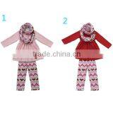 Baby Girls Tunic Dress Pants Sets Girls Valentines Outfits Children Winter Clothes Quality Choice thumbnail-2