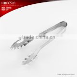 HS-FT077 Food grade stainless steel kitchen tongs pastry tongs