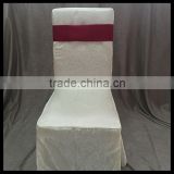 wedding plan 100% polyester jacquard chair cover for hotel linen